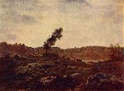 Theodore Rousseau Barbizon landscape, painting